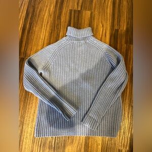 Vintage Lands End Cableknit Turtleneck Sweater